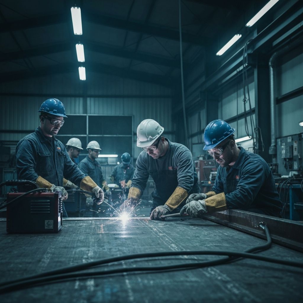 Equipe TamerTech realizando manutenção de equipamentos para instalação de geossintéticos em ambiente industrial